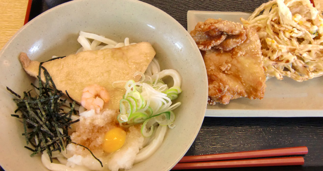 長野県初! 本場讃岐のセルフうどん店。